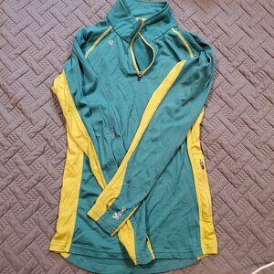 Stoic Merino Wool Quarter-Zip Pullover – Women’s Small (With Paint Marks)